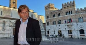 Il palazzo Aldobrandeschi, sede della Provincia e Andrea Casamenti