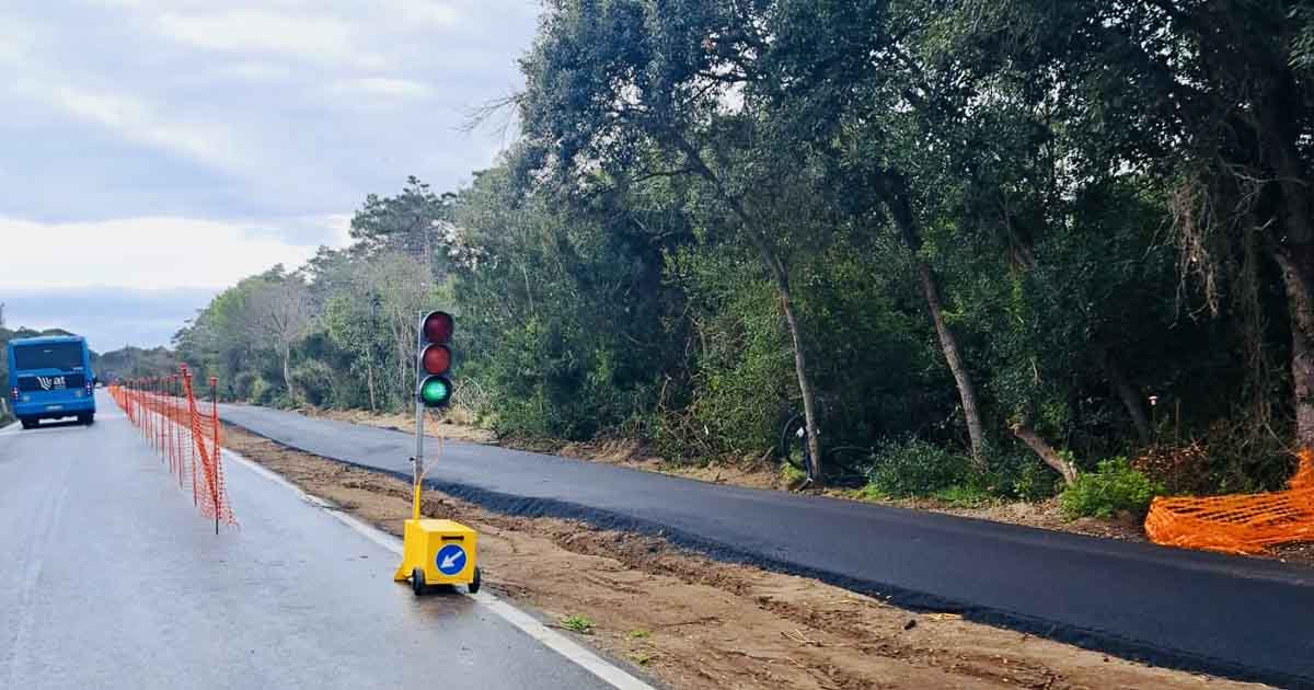 I lavori in corso a Castiglione della Pescaia
