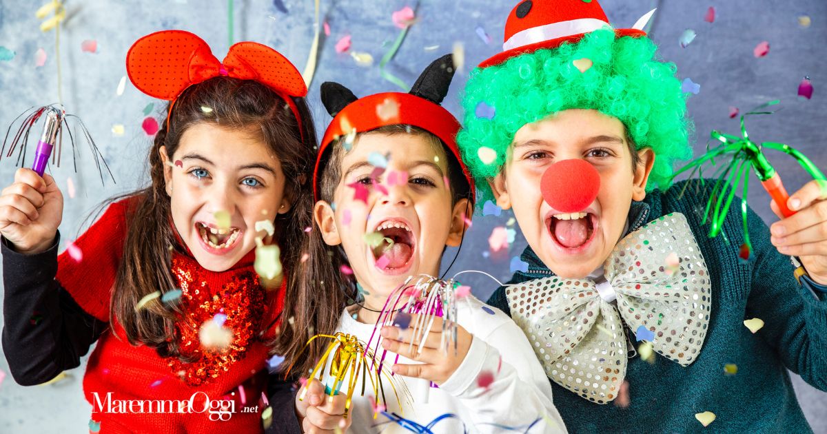 Dei bambini travestiti per Carnevale (foto d'archivio)