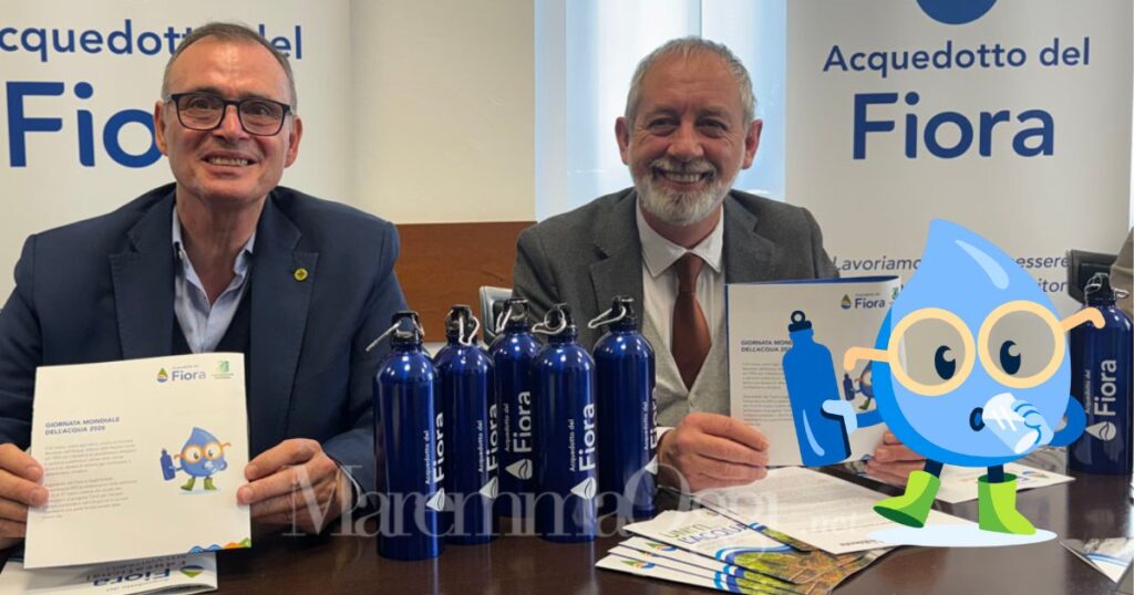 Angelo Gentili (Legambiente) e Roberto Renai (AdF) presentano Uniti per l'acqua, il contest per le scuole