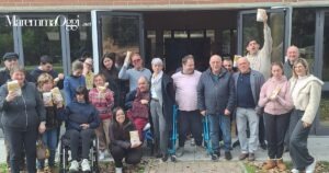 I ragazzi e i volontari della Fondazione il Sole