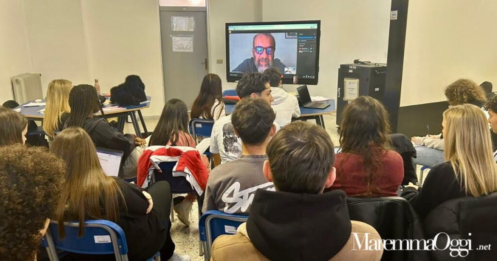 Francesco Falaschi e gli studenti del Fossombroni