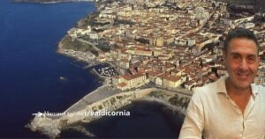 Una veduta di Piombino e il generale Roberto Vannacci