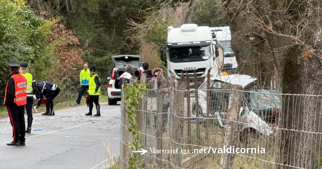 I rilievi sul luogo dell'incidente