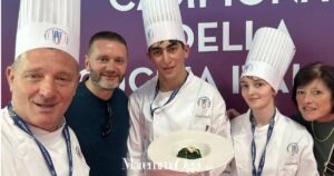 Mattia Colavito (5AENO) e Victoria Bandaccheri (5APD), protagonisti ai Campionati Italiani di Cucina FIC