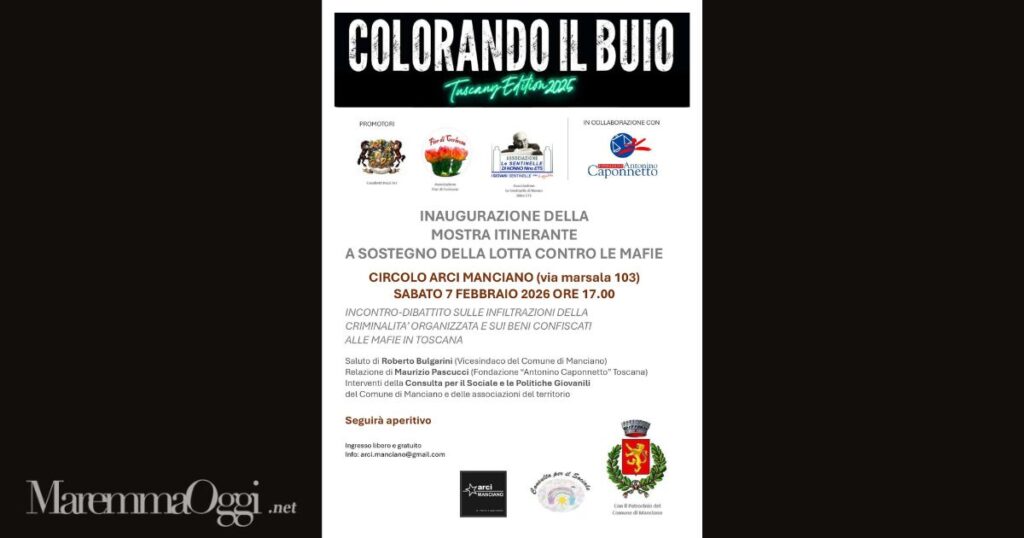 La locandina di "Colorando il buio"