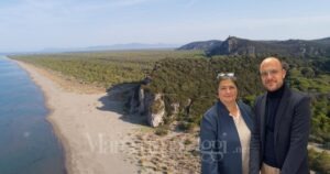 La spiaggia e la torre di Collelungo, nel Parco della Maremma, Donatella Ciofani e Simone Rusci