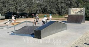 Lo skate park di Follonica (foto d'archivio)