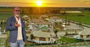 Un'immagine del Tresort e Massimo Bismuto