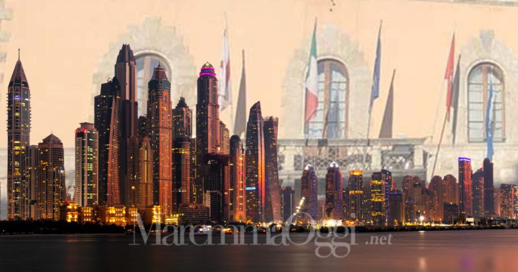 Una veduta di Dubai, partita la missione istituzionale del Comune