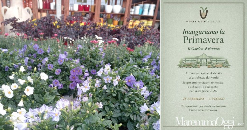 Il vivaio moscatelli e l'inaugurazione della primavera