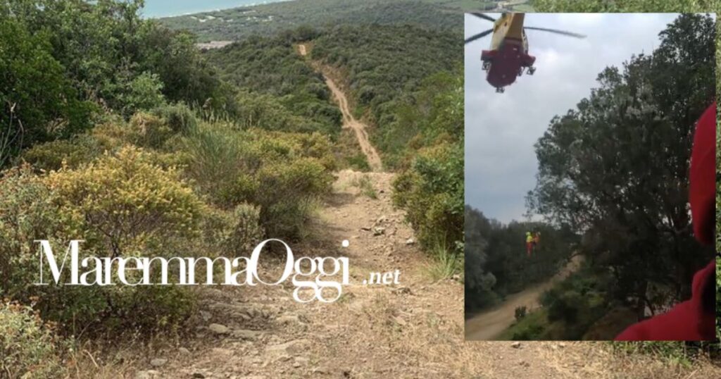 Diciassettenne cade dalla mountain bike a Poggio Petriccio a Castiglione della Pescaia