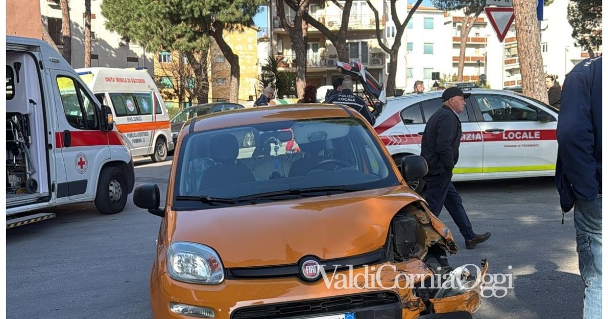 Un'altra immagine dell'incidente