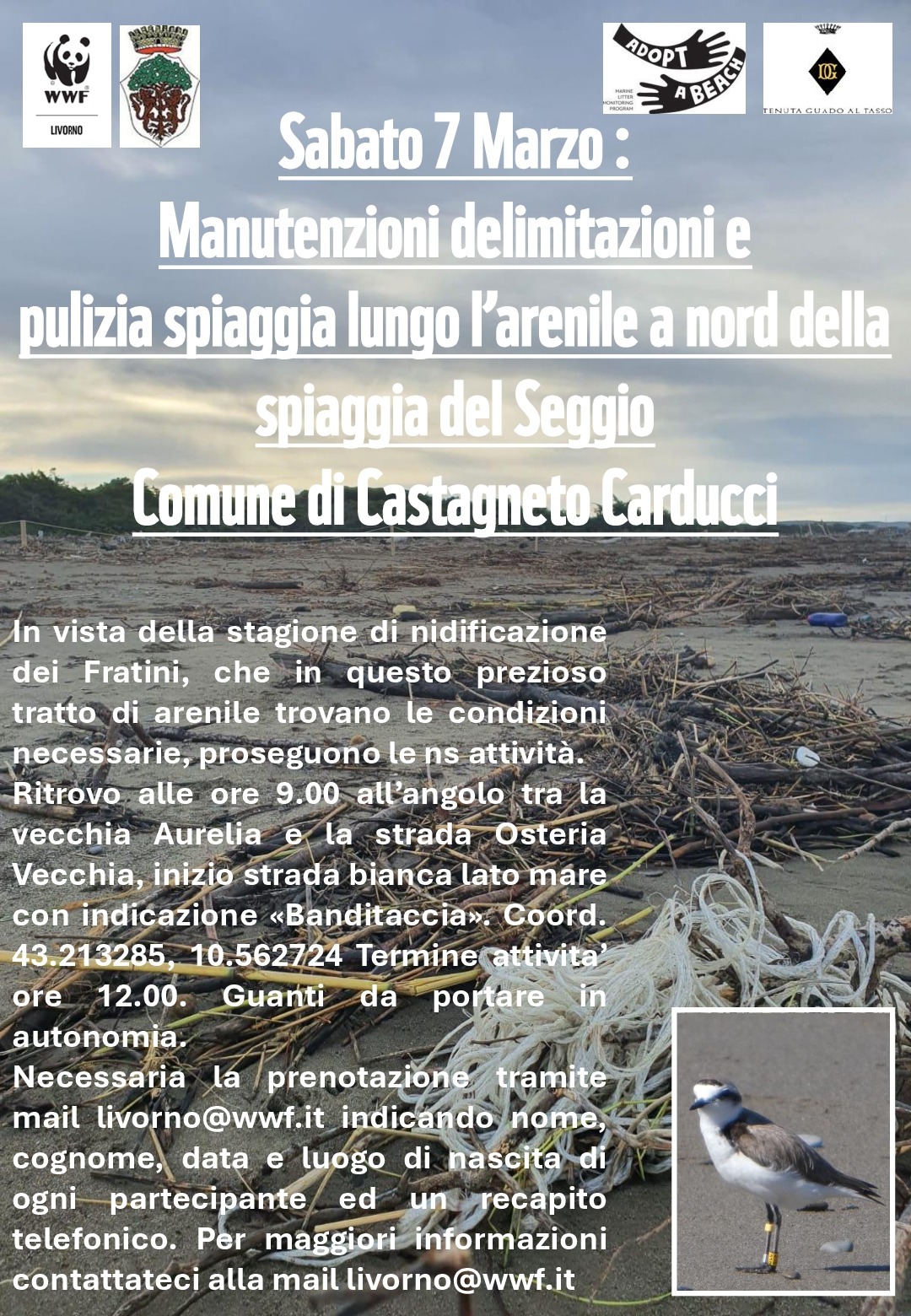 La locandina dell'iniziativa