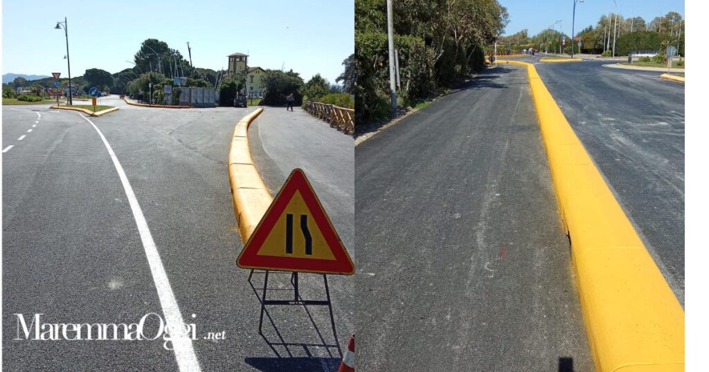 I due tratti interessati dall'intervento dell'amministrazione comunale