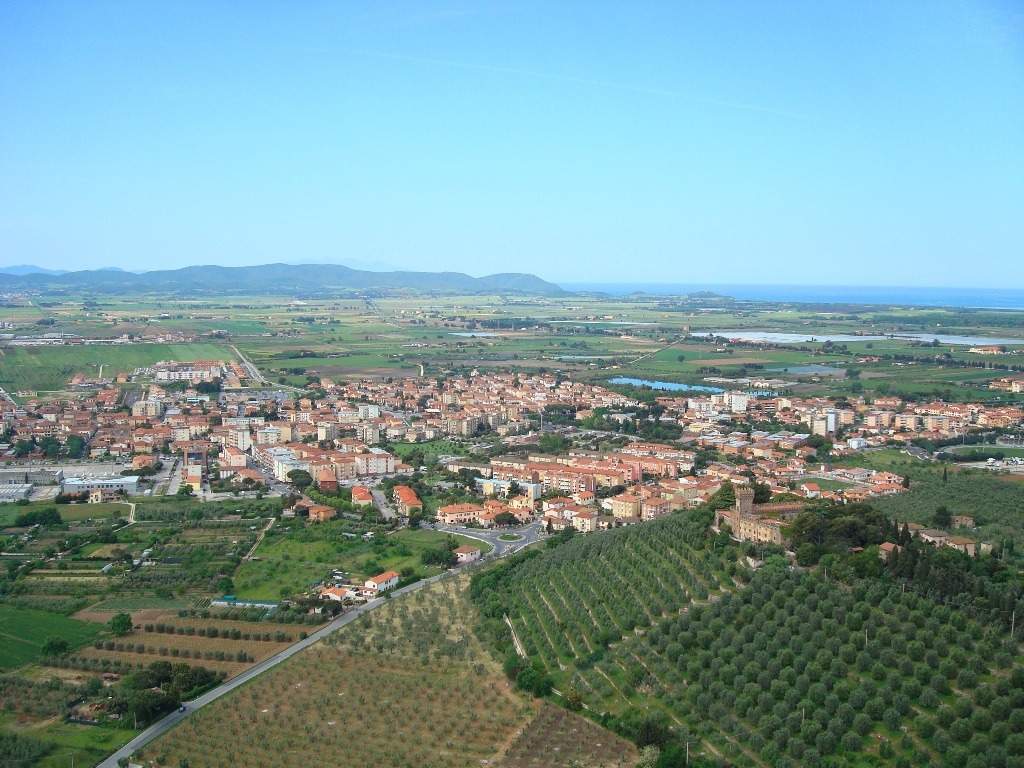 Il panorama collinare di Venturina Terme