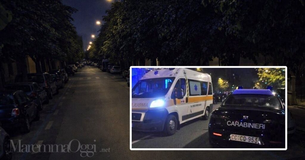 L'aggressione in via Colombo, il 21enne è stato portato al Misericordia. Indagini dei carabinieri