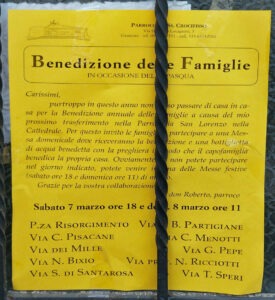 L'annuncio di don Roberto Nelli 