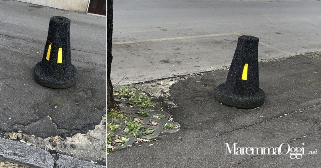 Il "birillo" davanti l'Unione italiana ciechi e ipovedenti