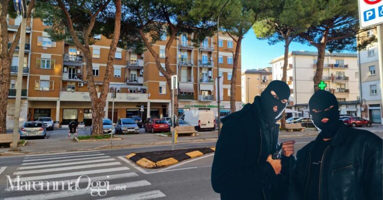 Viale Giusti e alcuni ladri (foto d'archivio)