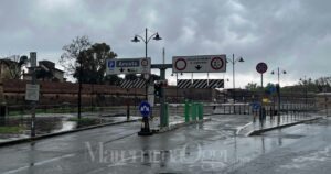 Il parcheggio sotterraneo di Campo Amiata, uno di quelli gestiti da Sistema