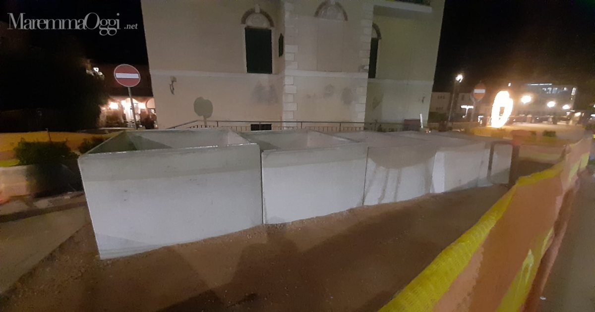 I manufatti in cemento che verranno interrati