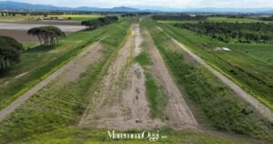 L'invaso di Cernaia, nel vecchio canale Diversivo