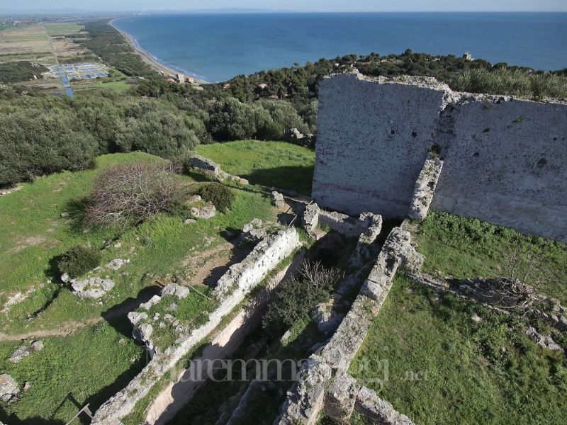I resti della città di Cosa, vicino ad Ansedonia