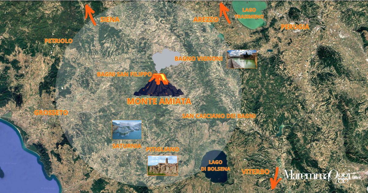 Il distretto termale che gravita attorno al Monte Amiata