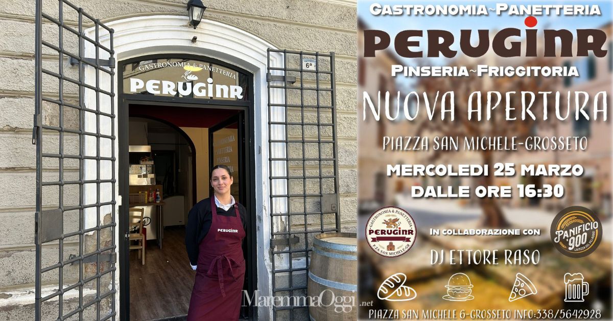 Federica Di Cosimo e la locandina del Perugina