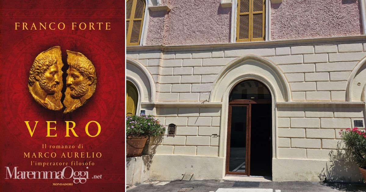 Il libro di Franco Forte e l'ingresso del Centro enoturistico di Magliano in Toscana