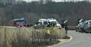 L'incidente al Doccio, sulla Grosseto-Siena