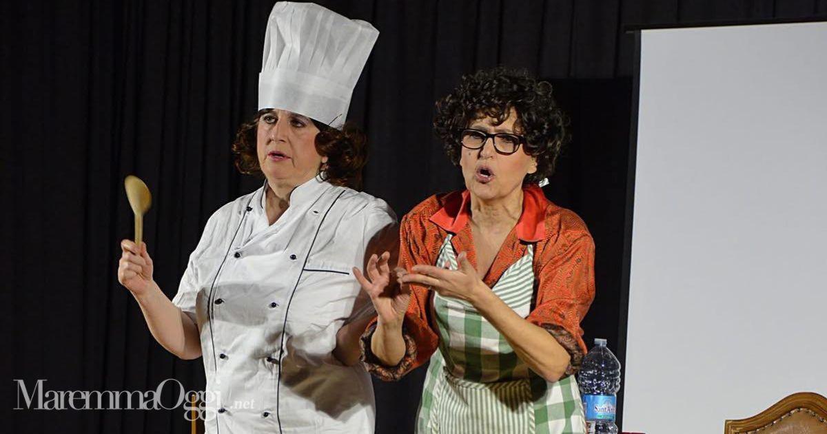 Un momento dello spettacolo teatrale "Le rincoglio...nate"