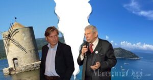 Andrea Casamenti, sindaco di Orbetello e Arturo Cerulli, sindaco di Monte Argentario