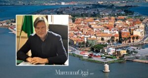 Una veduta di Orbetello e Andrea Casamenti