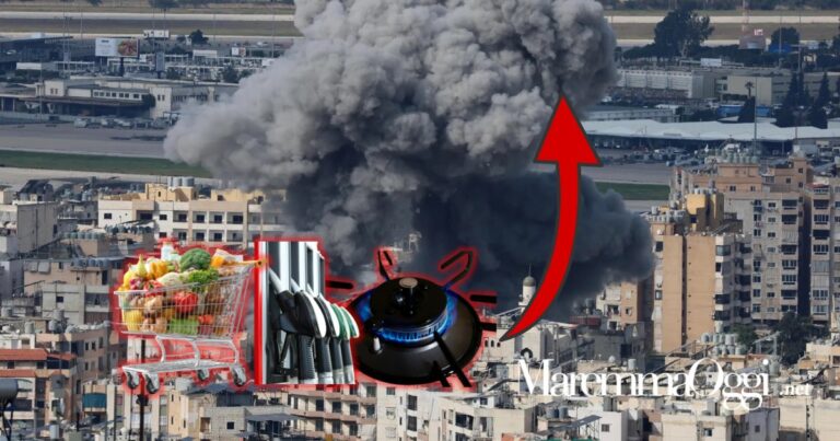 Pesanti aumenti per la guerra: soprattutto per la spesa, i carburanti e il gas