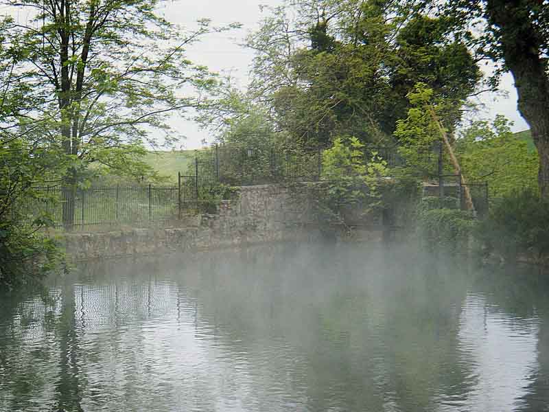 La vasca grande a San Casciano dei Bagni