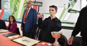 Un momento del sorteggio del Passalacqua