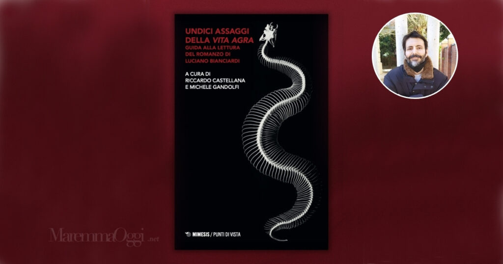 Il libro "11 assaggi della Vita agra", nel tondo Stefano Adami