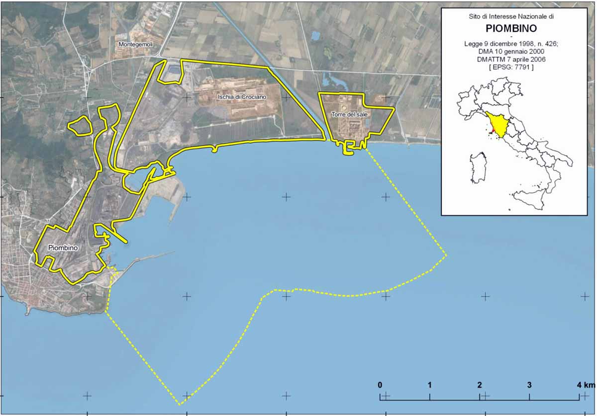 L'area del Sin di Piombino