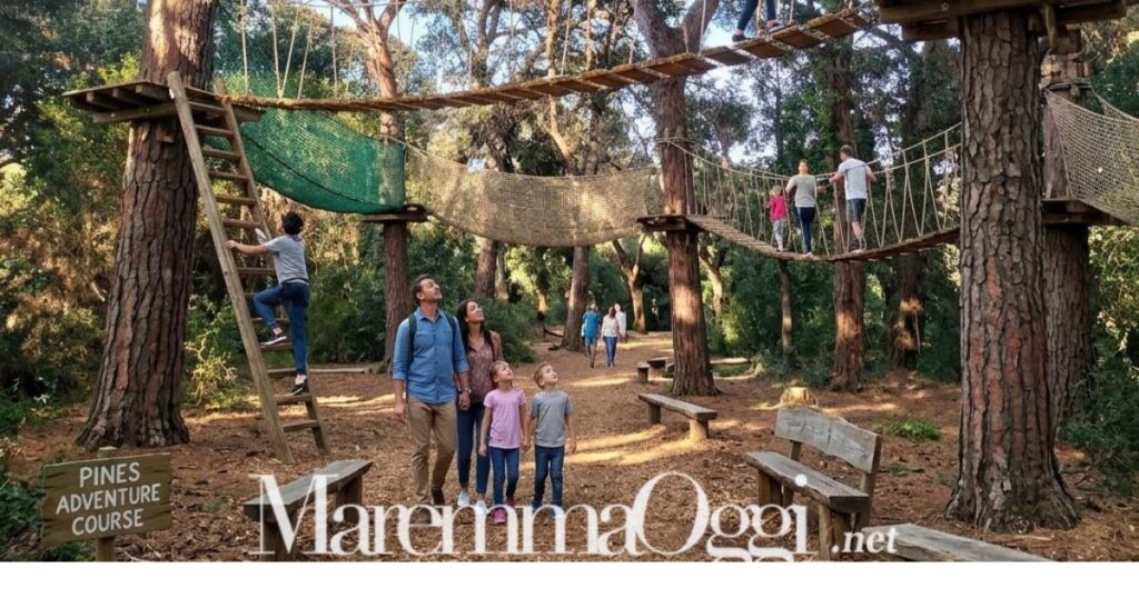 Il progetto del parco avventura a San Vincenzo