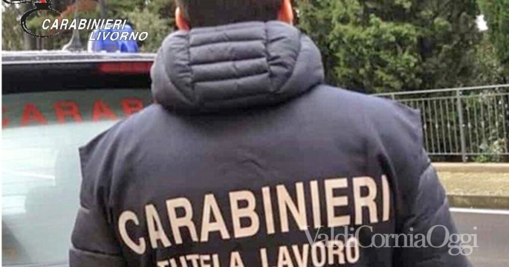 I carabinieri del Nucleo ispettorato del lavoro
