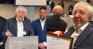 La premiazione di Erminio Sinni alla Commissione Arte della Camera