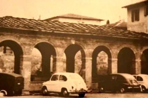 Gli ex lavatoi demoliti (foto gruppo Maremma un tuffo nel passato)