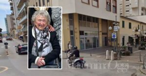 Una veduta di via Roma a Follonica e Fiammetta