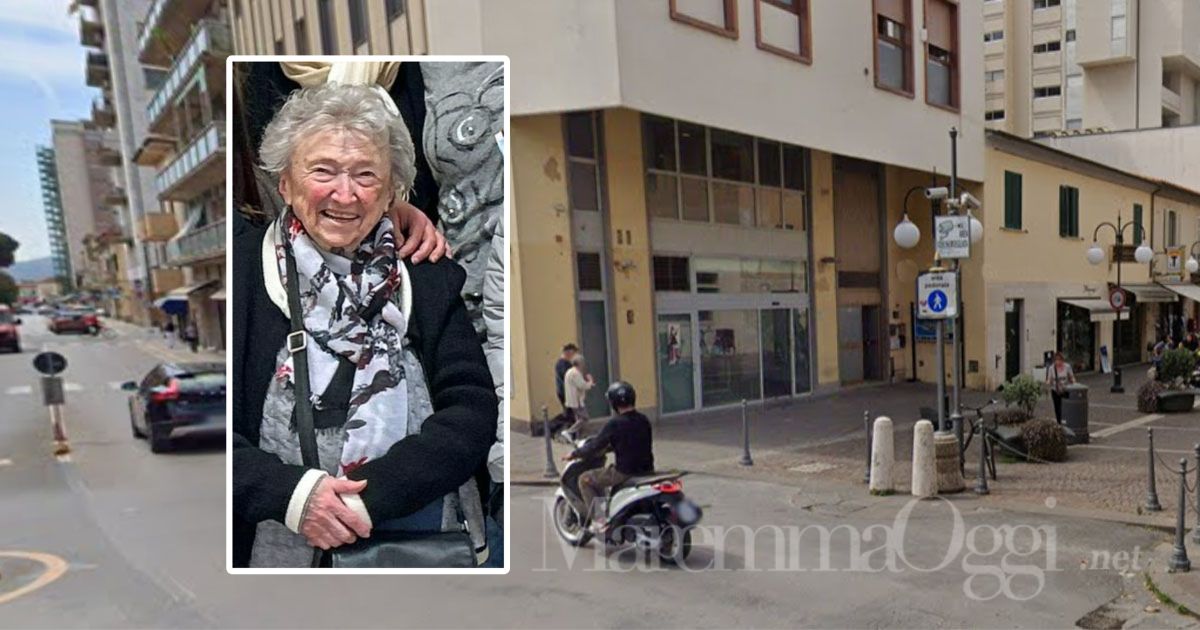 Una veduta di via Roma a Follonica e Fiammetta