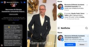 Il messaggio truffa, le richieste d'amicizia inviate e Carlo Sestini