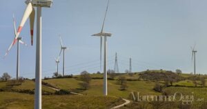 L'impianto eolico di Poggi Alti a Scansano, l'unico, al momento, attivo in Maremma