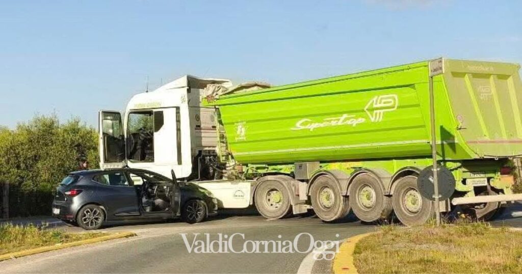 Un'immagine dell'incidente