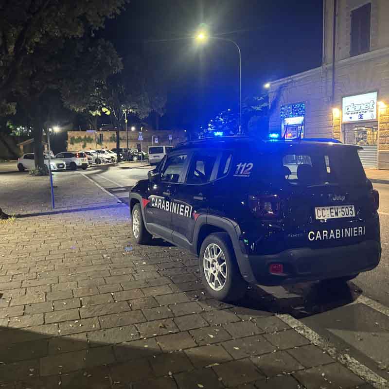 I carabinieri sul posto